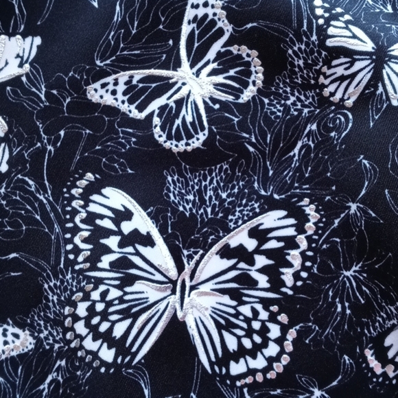 Epic Threads Butterfly-Print Scuba Dress Sz M - Picture 6 of 8